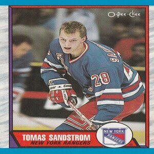 Tomas Sandstrom - 1989 O Pee Chee Hockey Card